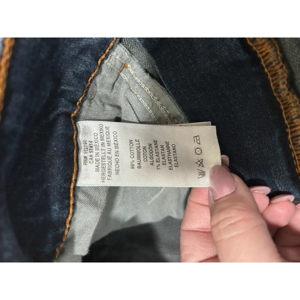 True Religion Ricky Relaxed Straight Leg Blue Denim Jeans Mens‎ 36W Medium Wash